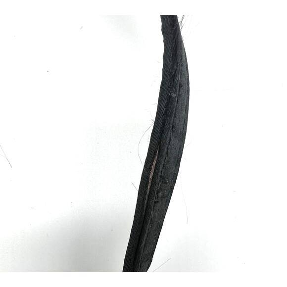 Vintage 80s La Regale Feathers and Beaded Small Handle Evening Purse Zipper READ - Picture 5 of 5